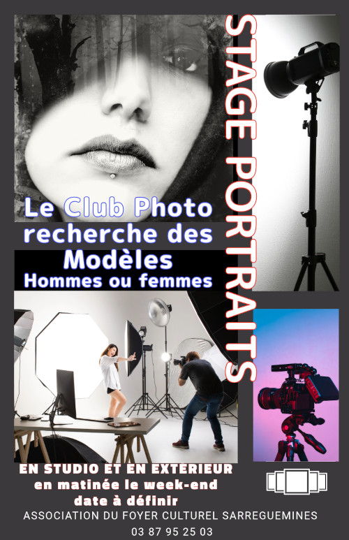 Stage portrait modèle