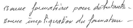 Stage d'initiation à la tablette