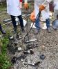 La cuisson du Raku, en live, chaud devant