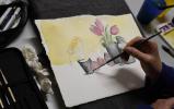 Stage dessin aquarelle janvier - mars 2024