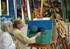 Atelier de peinture à l'huile