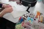 Atelier de couture au Club Fil en Aiguille