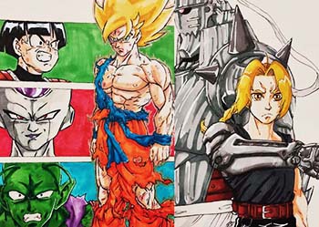 Séances de dessin manga à partir de 10 ans
