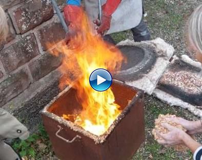  L'art de la cuisson du Raku Attention c'est chaud --- 1050 degrés